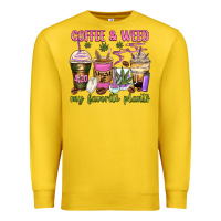 Lemon coffee and weed my favorite plants Premium Sweatshirt - Zillion Design Studio