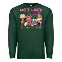 Sports Green coffee and weed my favorite plants Premium Sweatshirt - Zillion Design Studio