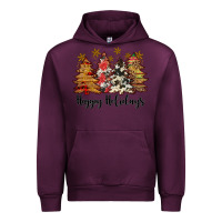 Mauve Wine happy holidays Urban Hoodie - JahusDesignShop