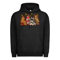 Pigment Black happy holidays Urban Hoodie - JahusDesignShop