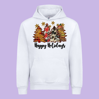 Happy Holidays Urban Hoodie Designed By Jahusdesignshop