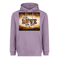 Lavender love of the tigers Heavyweight Hoodie - RanaPortraitStore