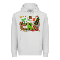 Dove Grey cna christmas Premium Hoodie - AdoDesignShop