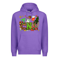 Purple cna christmas Premium Hoodie - AdoDesignShop