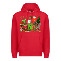Red cna christmas Premium Hoodie - AdoDesignShop