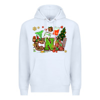 White cna christmas Premium Hoodie - AdoDesignShop