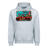 Heather Grey truck merry christmas Urban Hoodie - JahusDesignShop