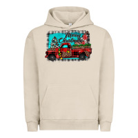 Pigment French Oak truck merry christmas Urban Hoodie - JahusDesignShop