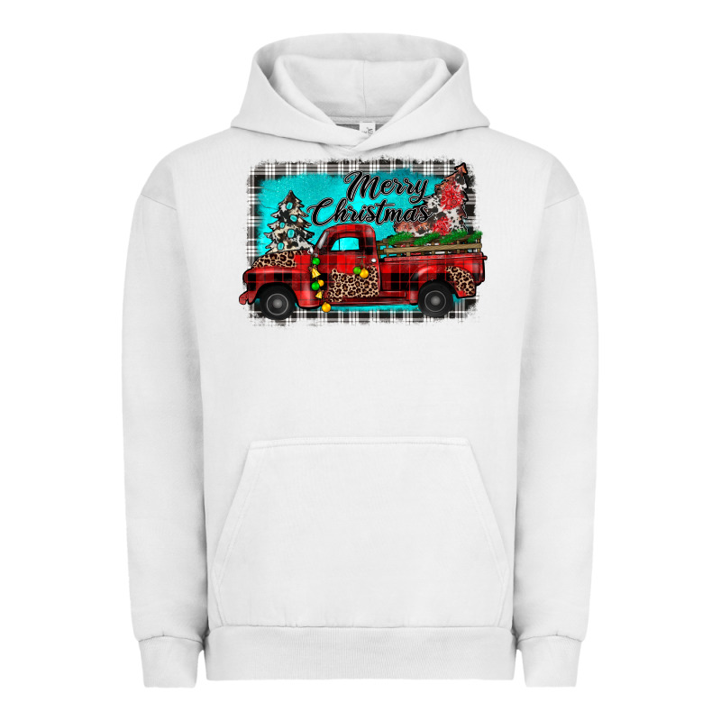 Truck Merry Christmas Urban Hoodie by JahusDesignShop | Teevron