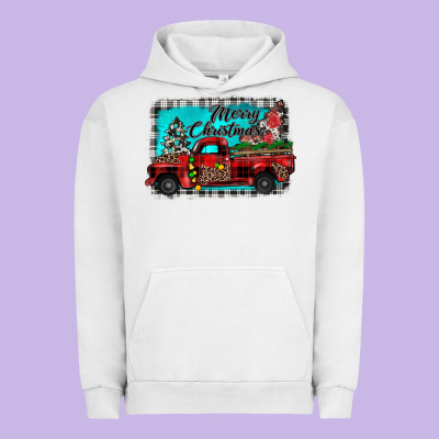 Truck Merry Christmas Urban Hoodie Designed By Jahusdesignshop