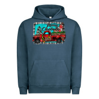 Pigment Midnight Navy truck merry christmas Urban Hoodie - JahusDesignShop