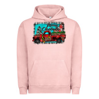 Pigment Salmon truck merry christmas Urban Hoodie - JahusDesignShop