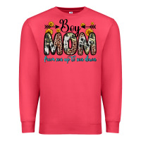 Cardinal boy mom from son up to son down Premium Sweatshirt - Zillion Design Studio