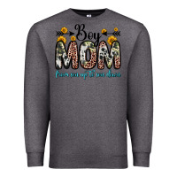 Charcoal Heather boy mom from son up to son down Premium Sweatshirt - Zillion Design Studio