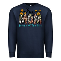 Navy boy mom from son up to son down Premium Sweatshirt - Zillion Design Studio