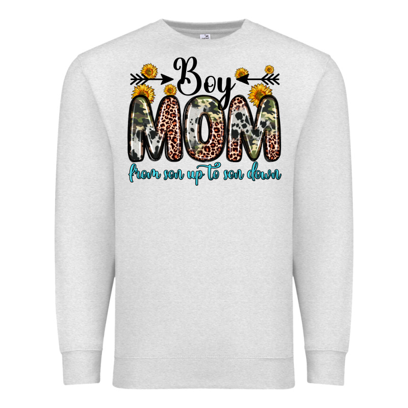 Boy Mom From Son Up To Son Down Premium Sweatshirt by Zillion Design Studio | Teevron