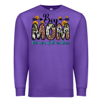 Purple boy mom from son up to son down Premium Sweatshirt - Zillion Design Studio