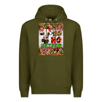 Army Green Christmas Ho Ho Ho Heifer Premium Hoodie - Artiststas