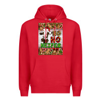 Red Christmas Ho Ho Ho Heifer Premium Hoodie - Artiststas