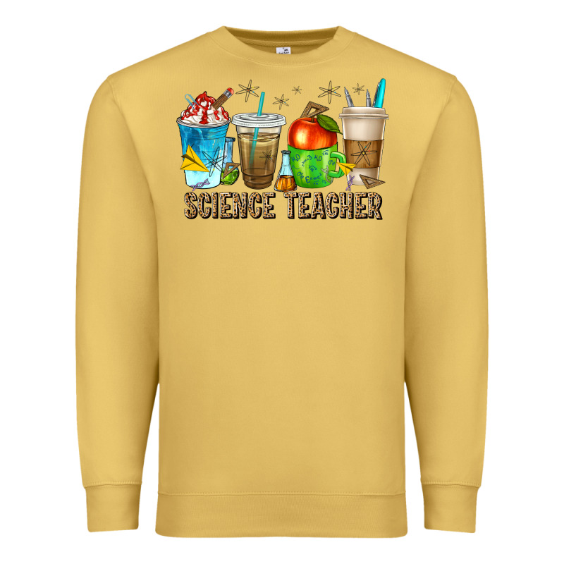 Science Teacher Coffee Cups Premium Sweatshirt by texasbilliewilder | Teevron