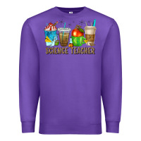 Purple science teacher coffee cups Premium Sweatshirt - texasbilliewilder