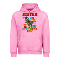 Fuchsia Pink sister of the birthday boy t rex Urban Hoodie - Artiststas