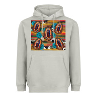 Moon Dust serape gemstone glitter cowhide lady of guadalupe Heavyweight Hoodie - RanaPortraitStore