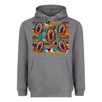 Storm serape gemstone glitter cowhide lady of guadalupe Heavyweight Hoodie - RanaPortraitStore
