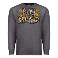 Charcoal Heather boy mama Premium Sweatshirt - Zillion Design Studio