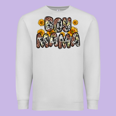 Boy Mama Premium Sweatshirt Designed By Zillion Design Studio
