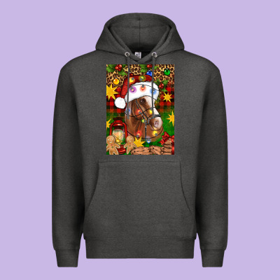 Christmas Horse Premium Hoodie Designed By Artiststas