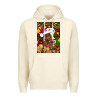 Sandshell Christmas horse Premium Hoodie - Artiststas