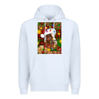 White Christmas horse Premium Hoodie - Artiststas