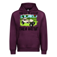 Mauve Wine they see me rollin' they hattin' Urban Hoodie - Artiststas
