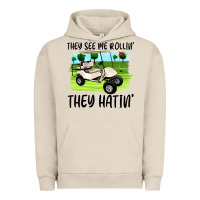 Pigment French Oak they see me rollin' they hattin' Urban Hoodie - Artiststas