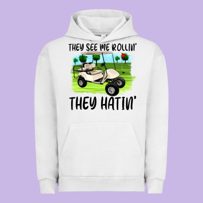 They See Me Rollin' They Hattin' Urban Hoodie Designed By Artiststas