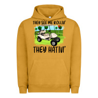 Pigment Peanut Butter they see me rollin' they hattin' Urban Hoodie - Artiststas