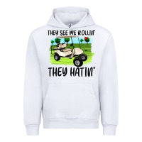 White they see me rollin' they hattin' Urban Hoodie - Artiststas