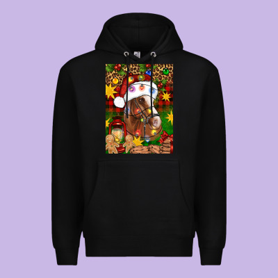 Christmas Horse Premium Hoodie Designed By Artiststas