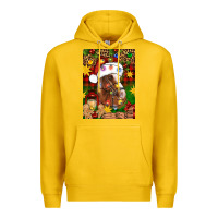 Lemon Christmas horse Premium Hoodie - Artiststas