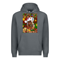 Rock Christmas horse Premium Hoodie - Artiststas