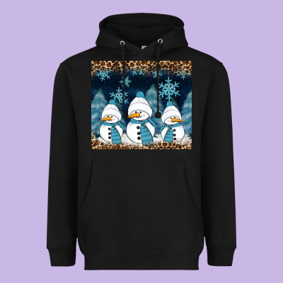 Heavyweight Hoodie snowman winter