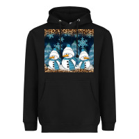 Black snowman winter Heavyweight Hoodie - RanaPortraitStore