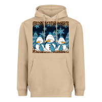 Mushroom snowman winter Heavyweight Hoodie - RanaPortraitStore