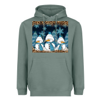Sage snowman winter Heavyweight Hoodie - RanaPortraitStore