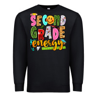 Black second grade energy Premium Sweatshirt - texasbilliewilder