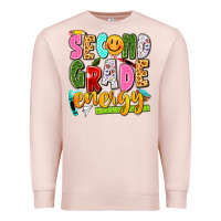 Pale Pink second grade energy Premium Sweatshirt - texasbilliewilder