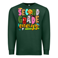 Sports Green second grade energy Premium Sweatshirt - texasbilliewilder