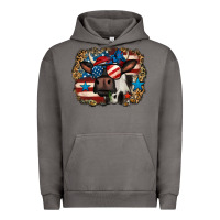 Pigment Tornado 4th of july cow Urban Hoodie - Jasminsmagicworld