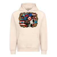 Sandshell 4th of july cow Urban Hoodie - Jasminsmagicworld